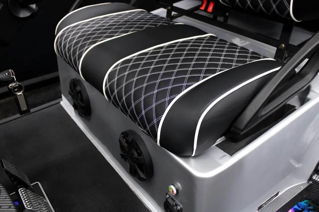 Elektryczny wózek golfowy o prędkości 25 mil na godzinę, konfigurowalny kolor TOP Golf Car EV2 + 2G