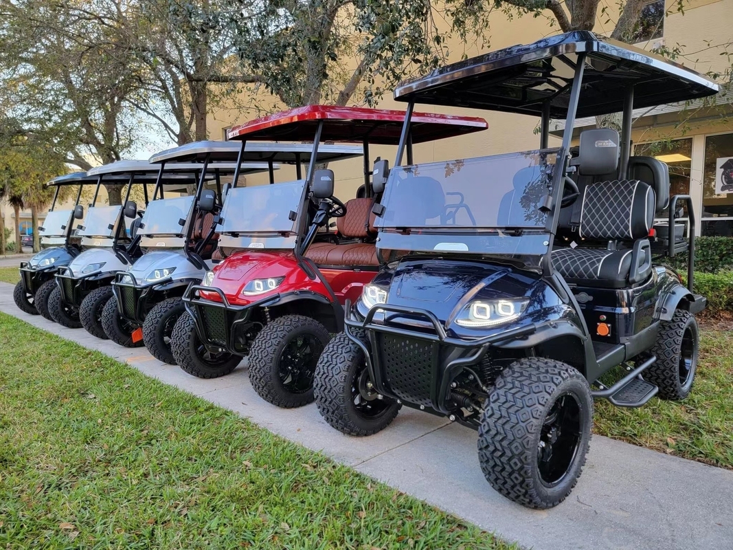 EV2+2 Elektryka Konfigurowalny Kolor TOP Samochód golfowy High End Możliwość rozbudowy