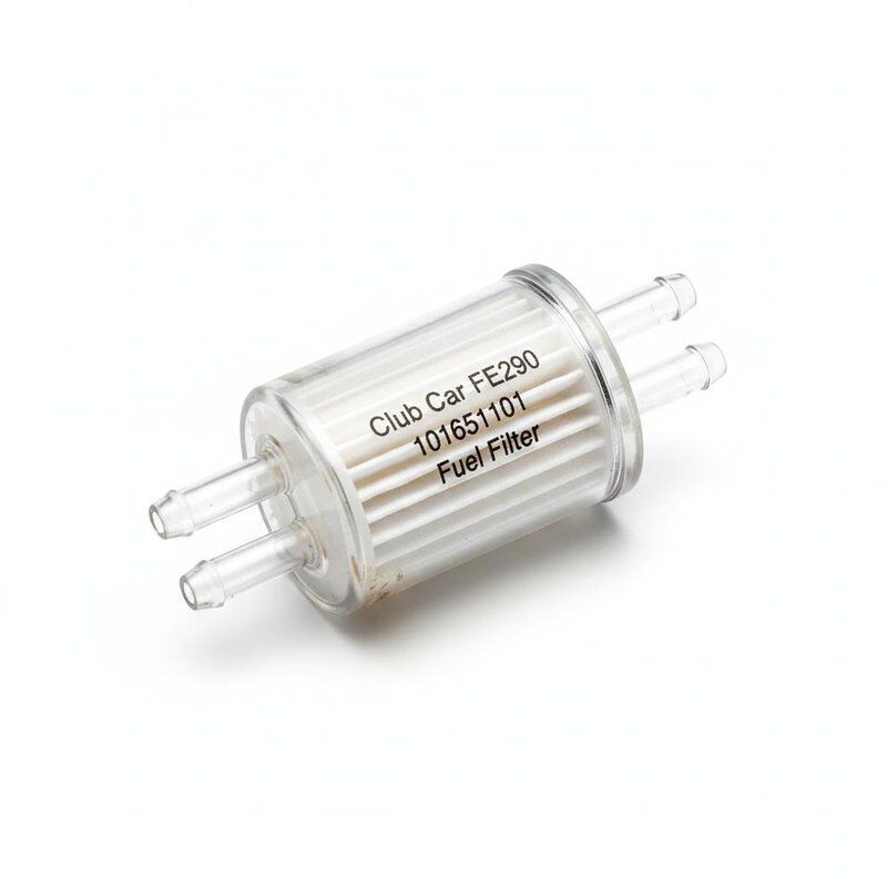 Club Car FE290 Inline Filter paliwa 101651101 Przejrzysty plastikowy zamiennik koszyka golfowego