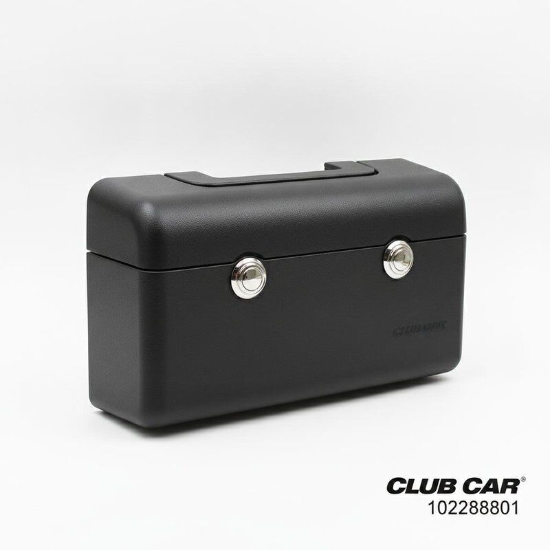 Drzwi schowka Club Car Precedent 102288801 Czarny plastikowy zamiennik do wózka golfowego