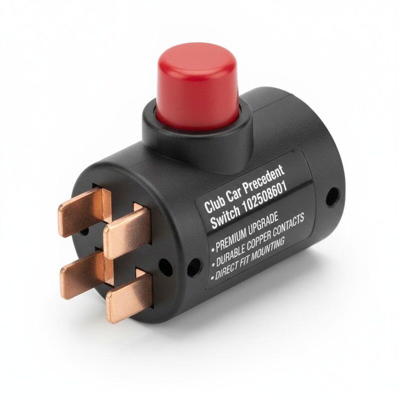 Club Car Precedent Starter Switch 102508601 Premium Upgrade Durable Copper Contacts Direct Fit Mounting